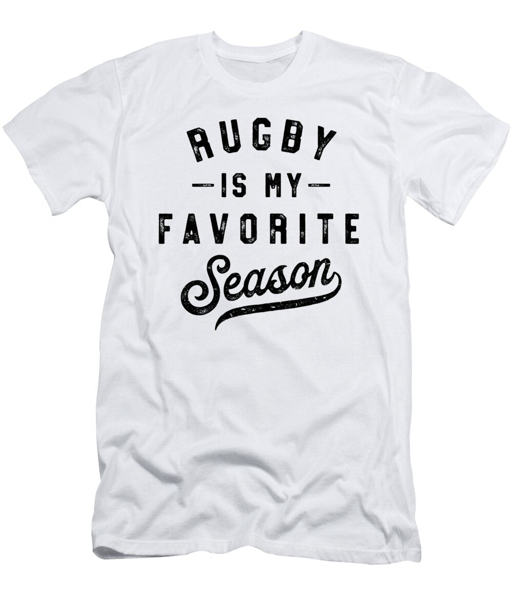 1 Rugby Is My Favorite Season Vintage Jensen Cena T-Shirt