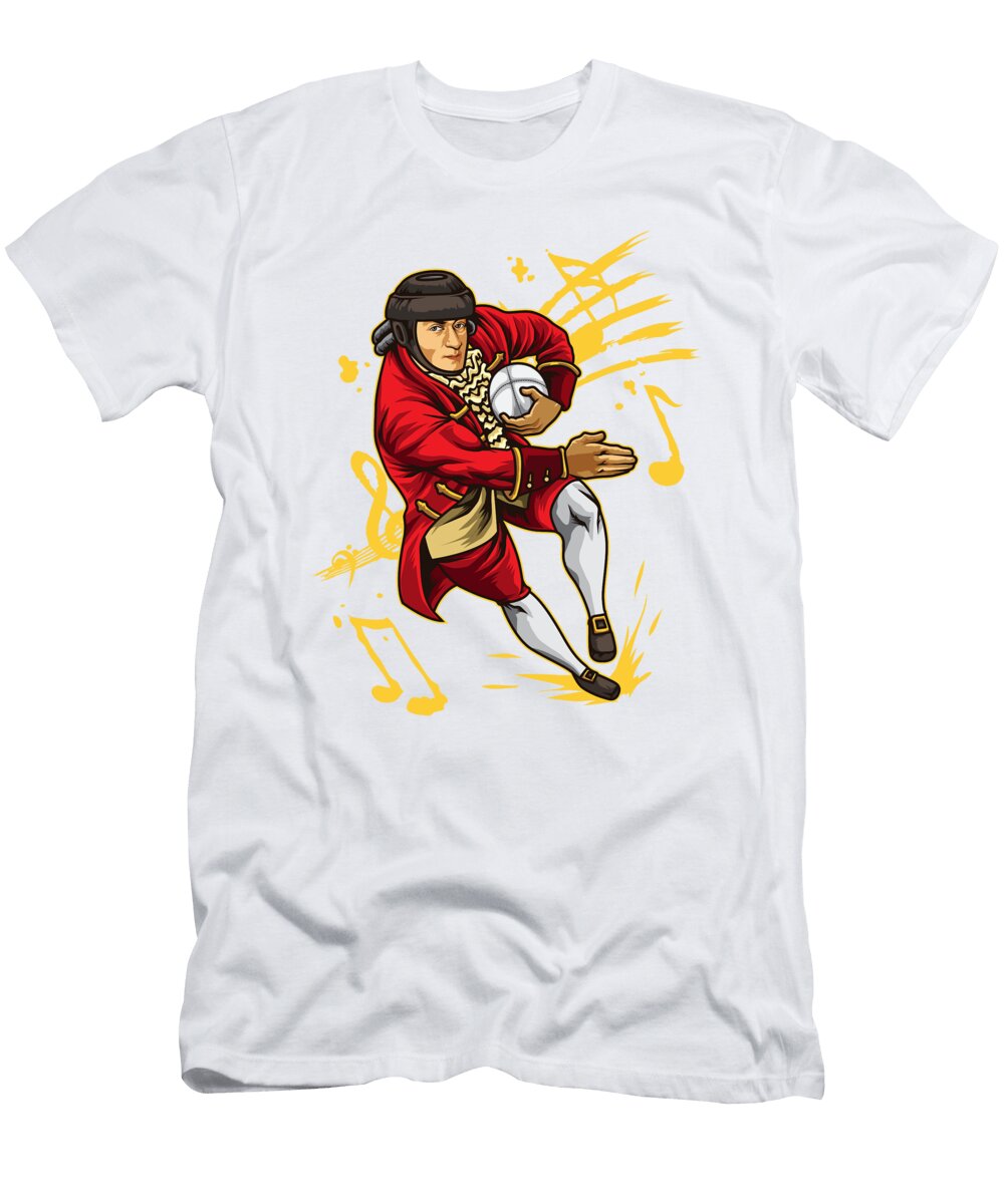 1 Rugby Wolfgang Amadeus Mozart Mister T-Shirt