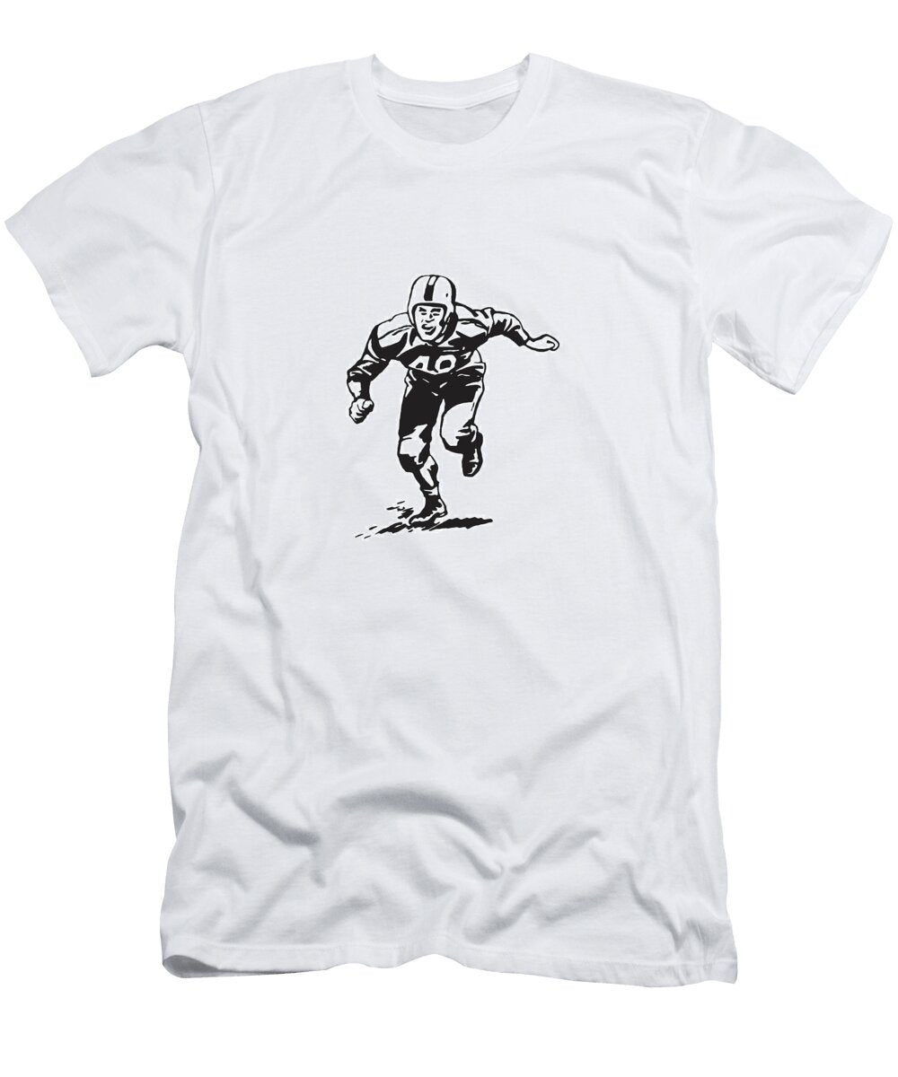 1 Running Football Player Csa Images T-Shirt