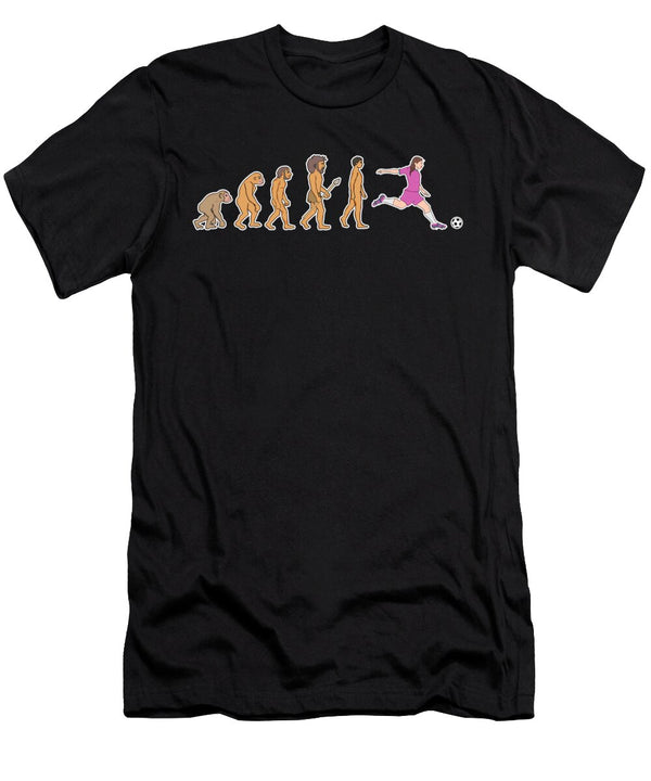 1 Soccer Evolution Team Sport Soccer Player Gift Muc Designs T-Shirt