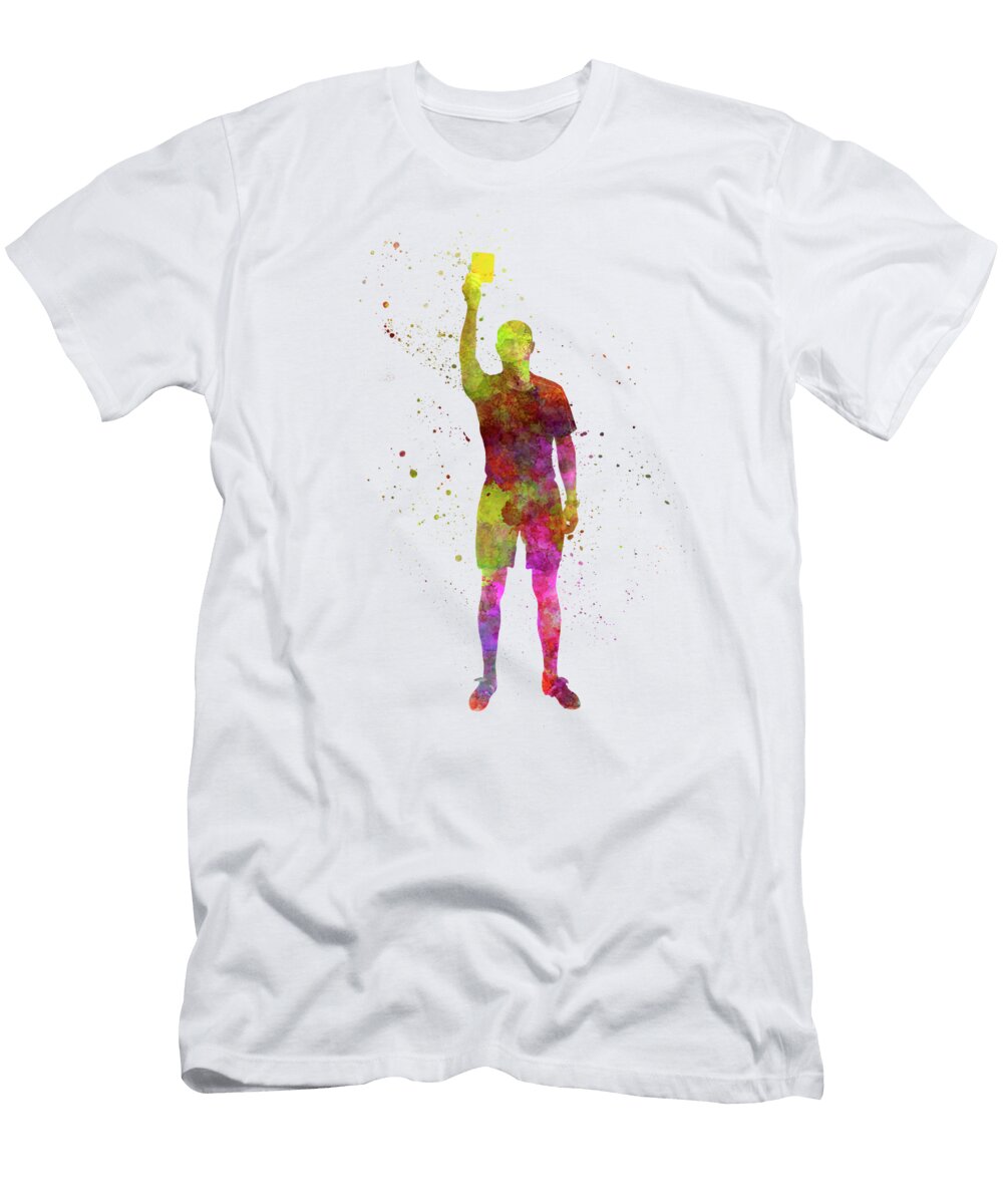 1 Soccer Referee in Watercolor Cristina Romero T-Shirt