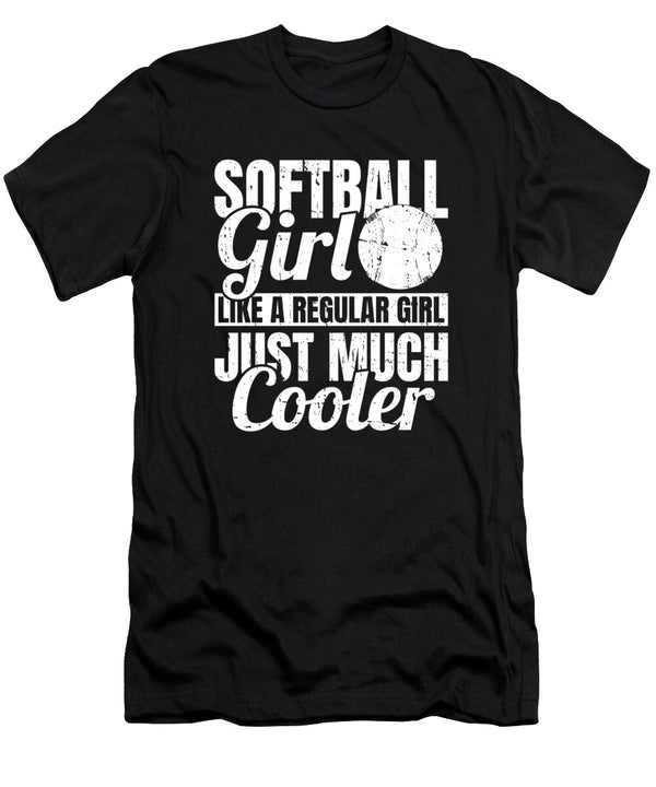 1 Softball Catcher Batter Pitcher Softball Crazy Squirrel T-Shirt