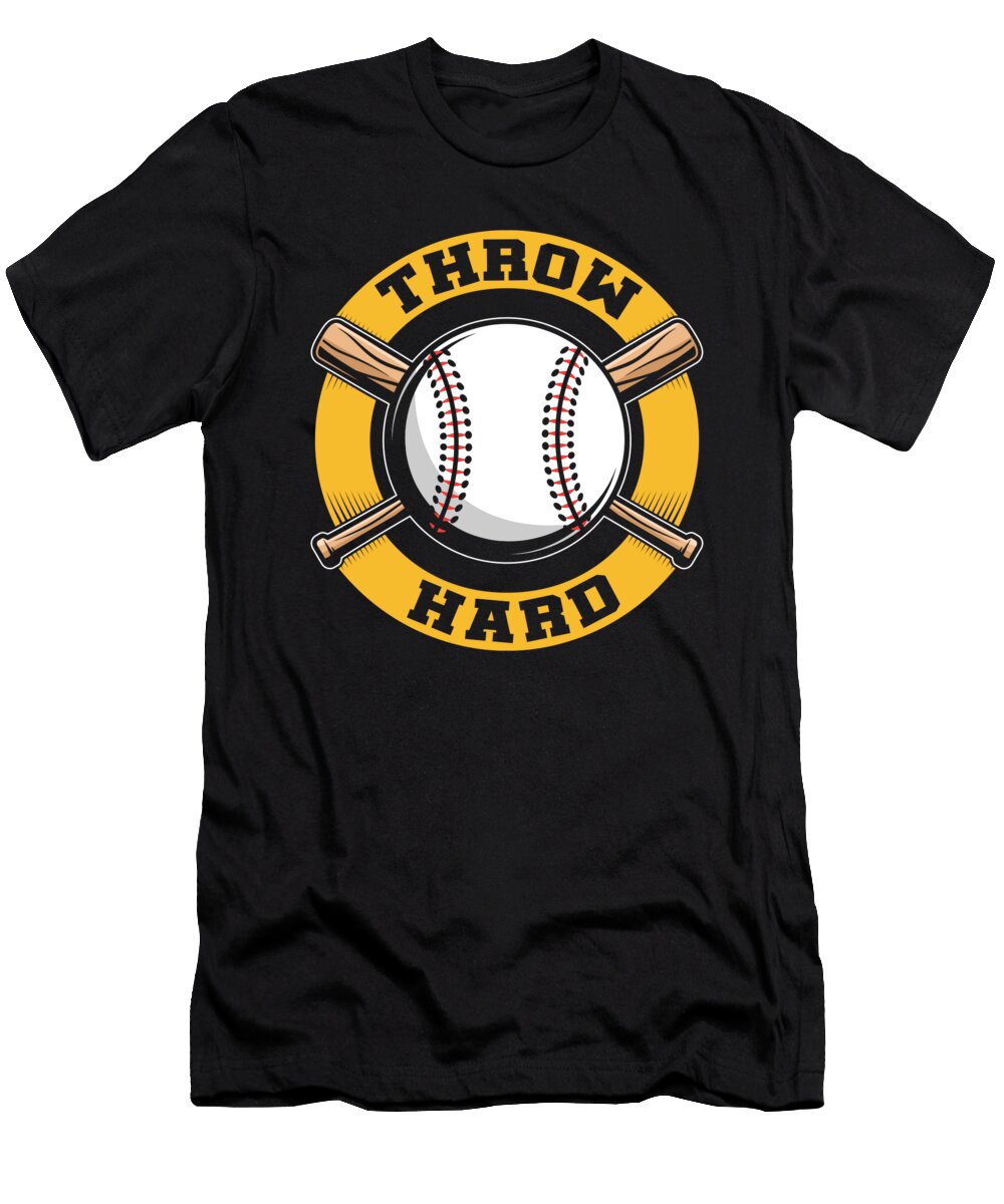 1 Softball Cool Batter Catcher Softball Pitcher Crazy Squirrel T-Shirt