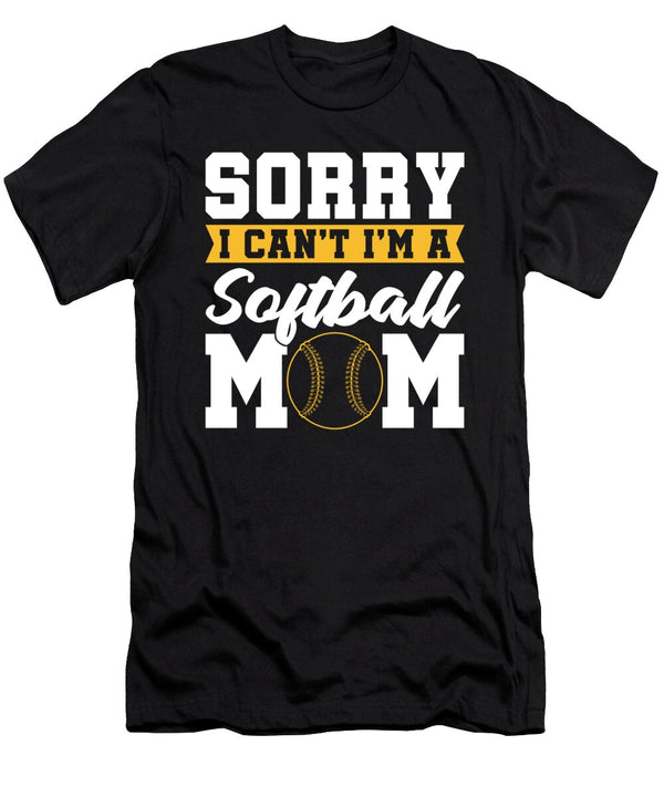 1 Softball Mother Batter Catcher Pitcher Softball Mom Crazy Squirrel T-Shirt