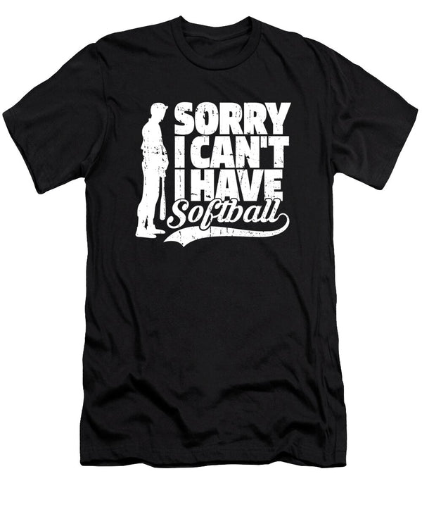 1 Softball Pitcher Catcher Batter Softball Crazy Squirrel T-Shirt
