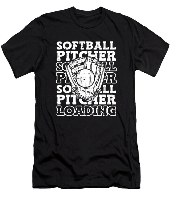 1 Softball Pitcher Crazy Squirrel T-Shirt