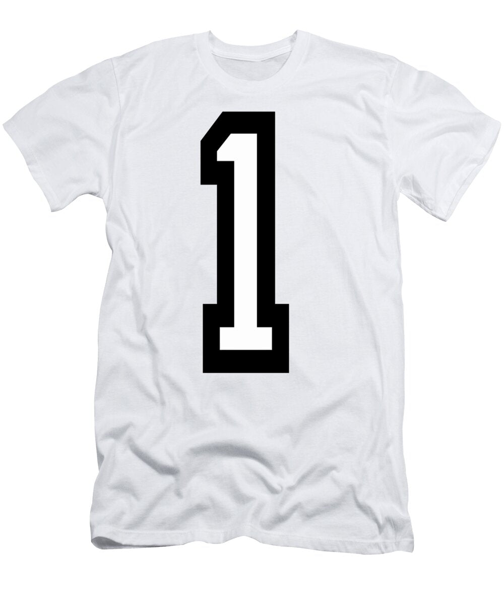 1 Team Sports Number 1 One First Numero Uno Uno Ichi Win Winner Competition Tom Hill T-Shirt