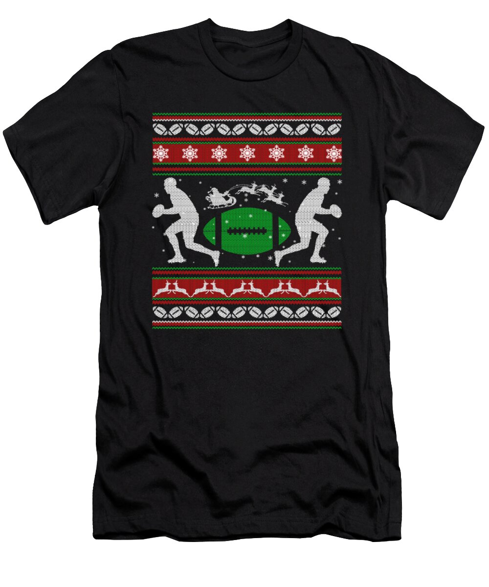 1 Ugly Rugby Christmas Sweater Tinh Tran Le Thanh T-Shirt