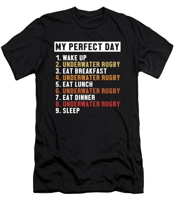 1 Underwater Rugby Perfect Day Uw Rugby Uwr Underwater Rugby Marco Rothe T-Shirt