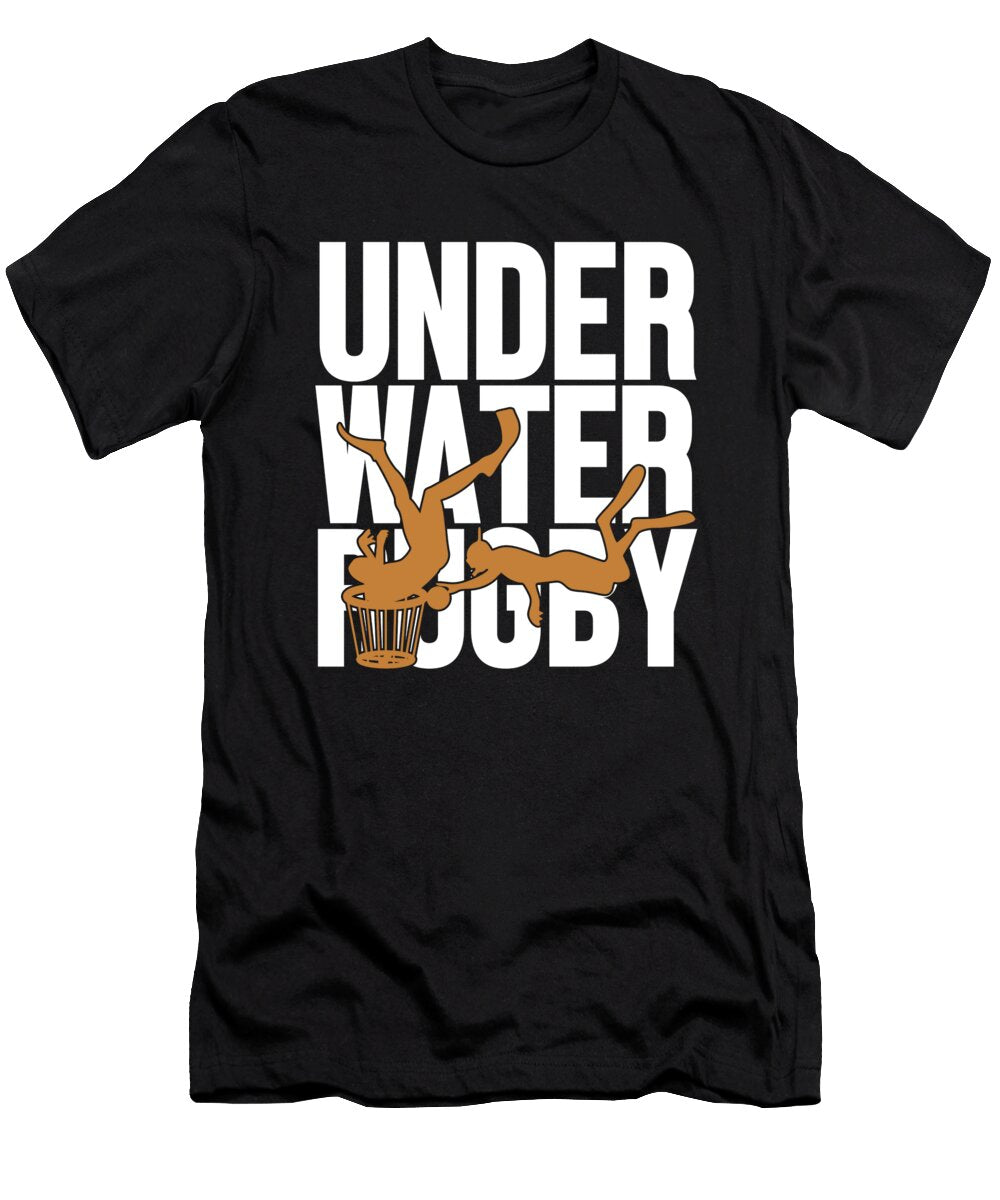1 Underwater Rugby Silhouette Uwr Scuba Diver Underwater Rugby Marco Rothe T-Shirt