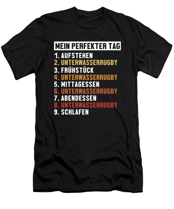 1 Unterwasser Rugby Perfekter Tag Scuba Diver Underwater Rugby Marco Rothe T-Shirt