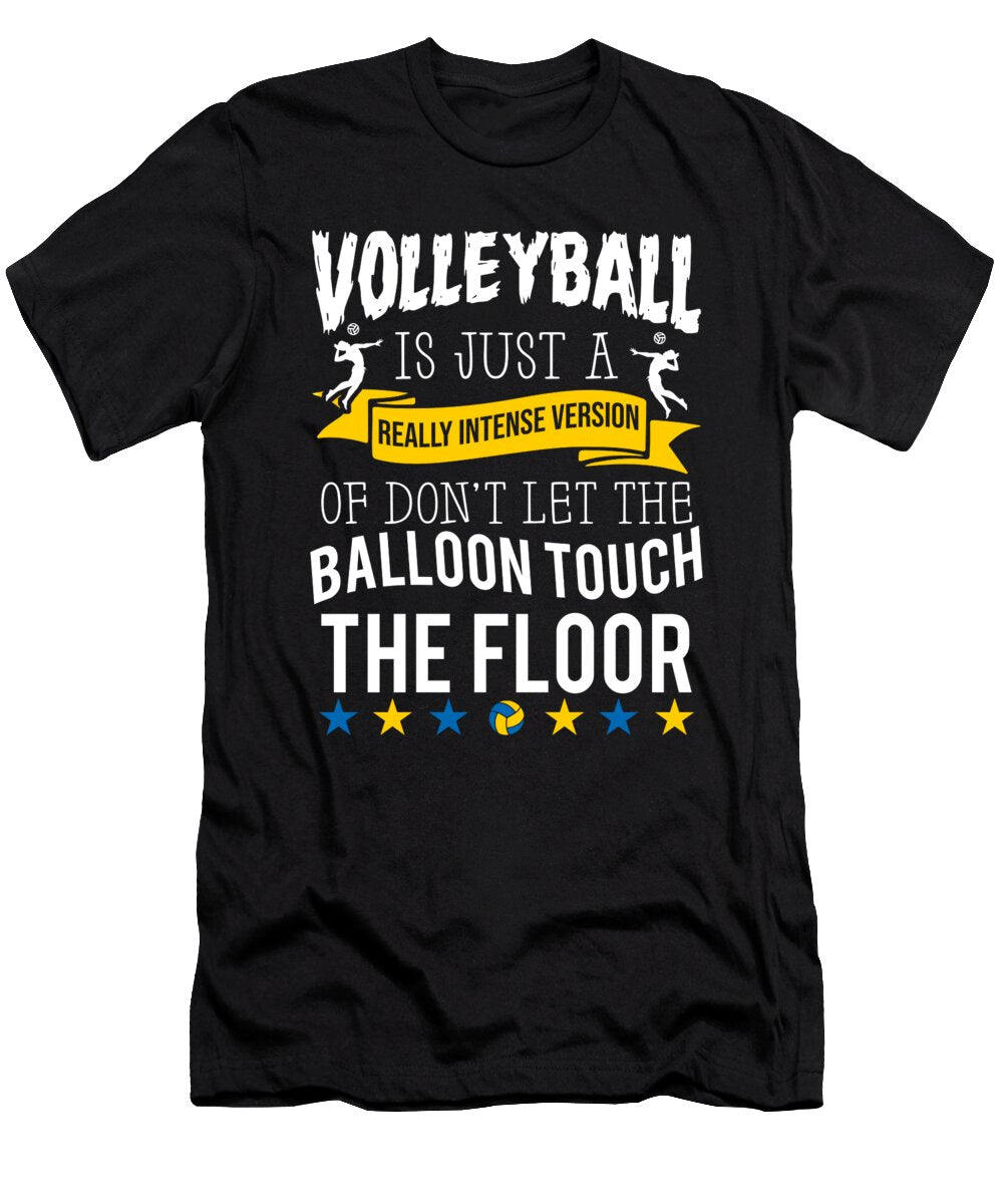 1 Vball Beach Volleyball Crazy Squirrel T-Shirt