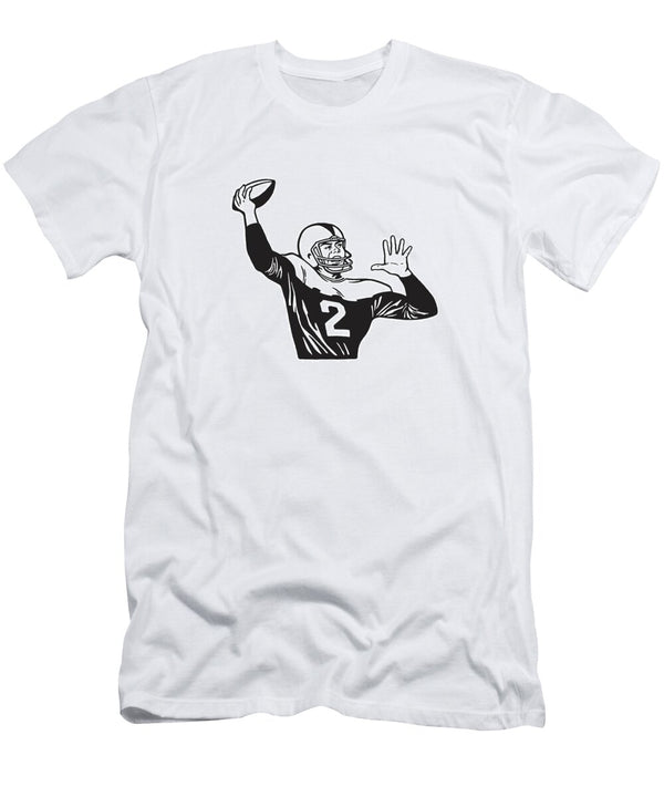 1 View of American Football Player Csa Images T-Shirt