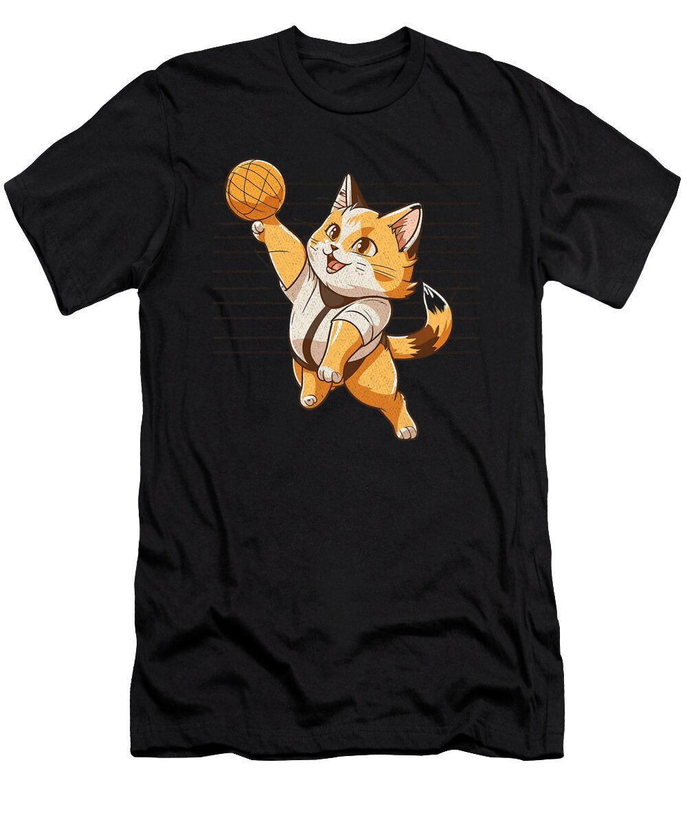 1 Vintage Cat Playing Volleyball Volleyball Kitties Lover Dhbubble T-Shirt