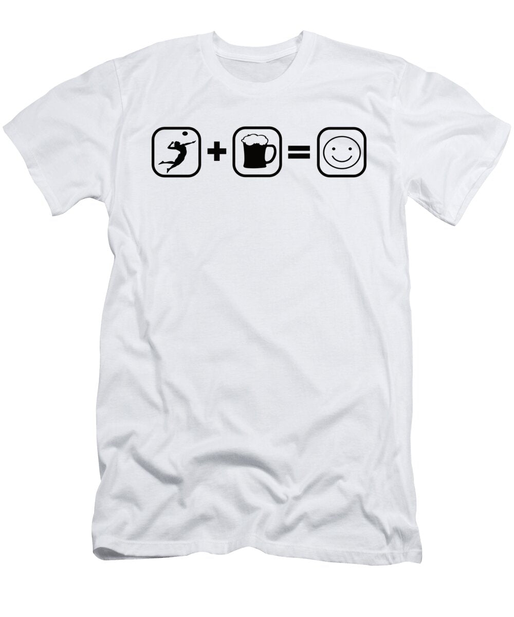 1 Volleyball and Beer Steven Zimmer T-Shirt