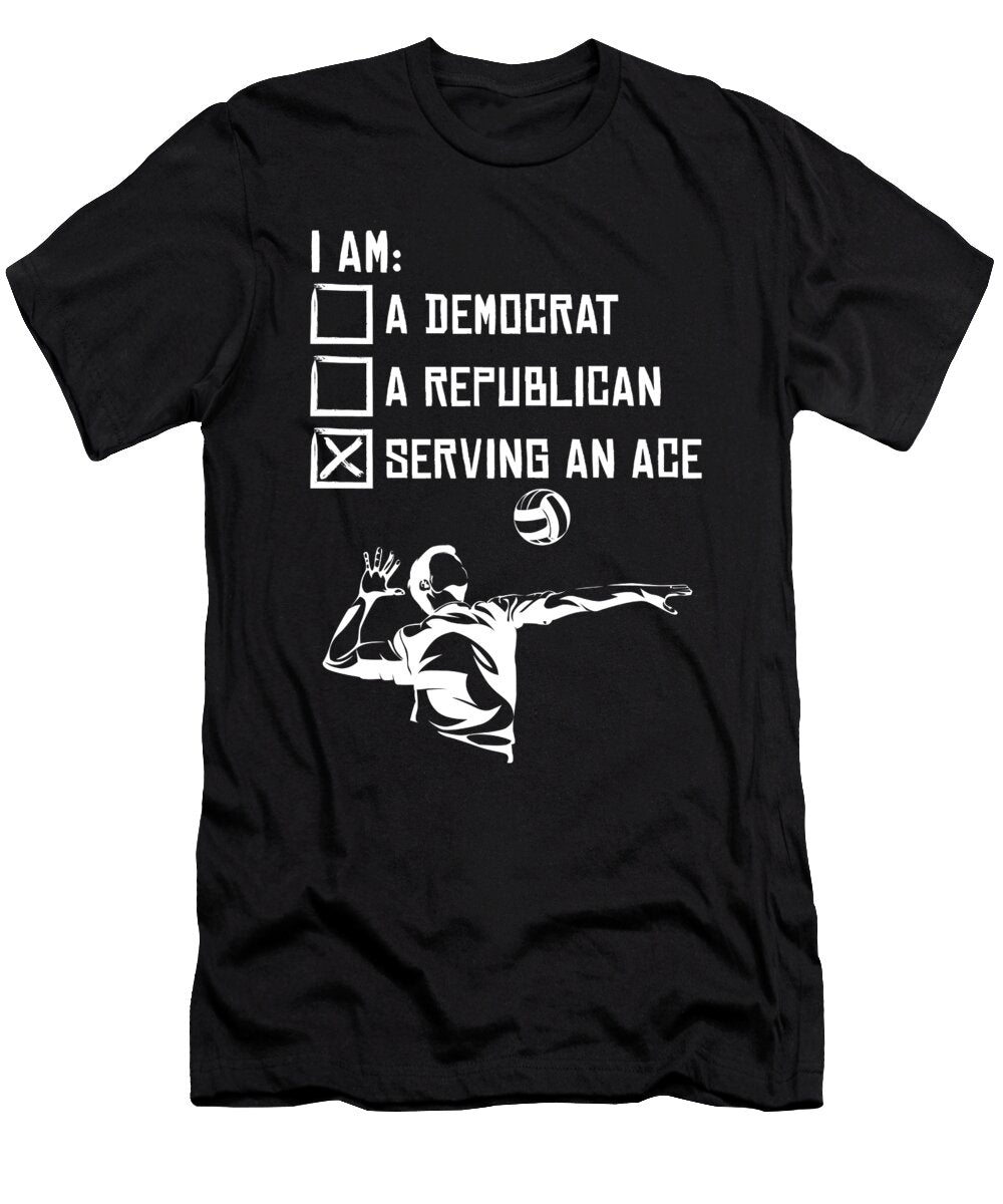 1 Volleyball Crazy Squirrel T-Shirt