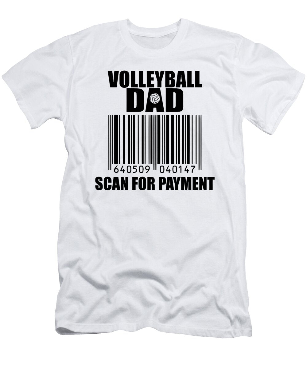 1 Volleyball Dad Scan for Payment Funn Sophie Eleanor T-Shirt