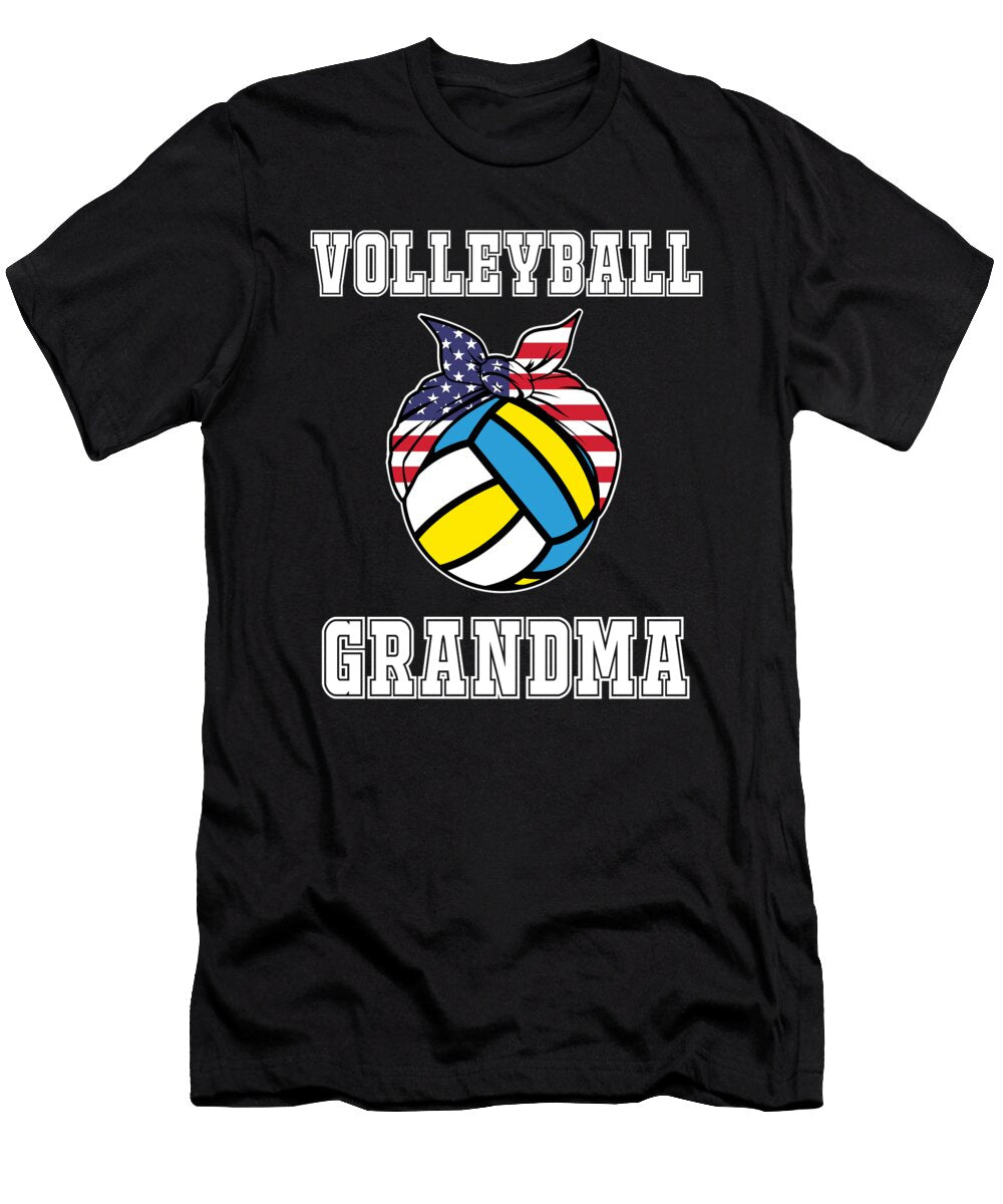 1 Volleyball Grandma Jersey Gift for Volleyball Grandma Players Martin Hicks T-Shirt