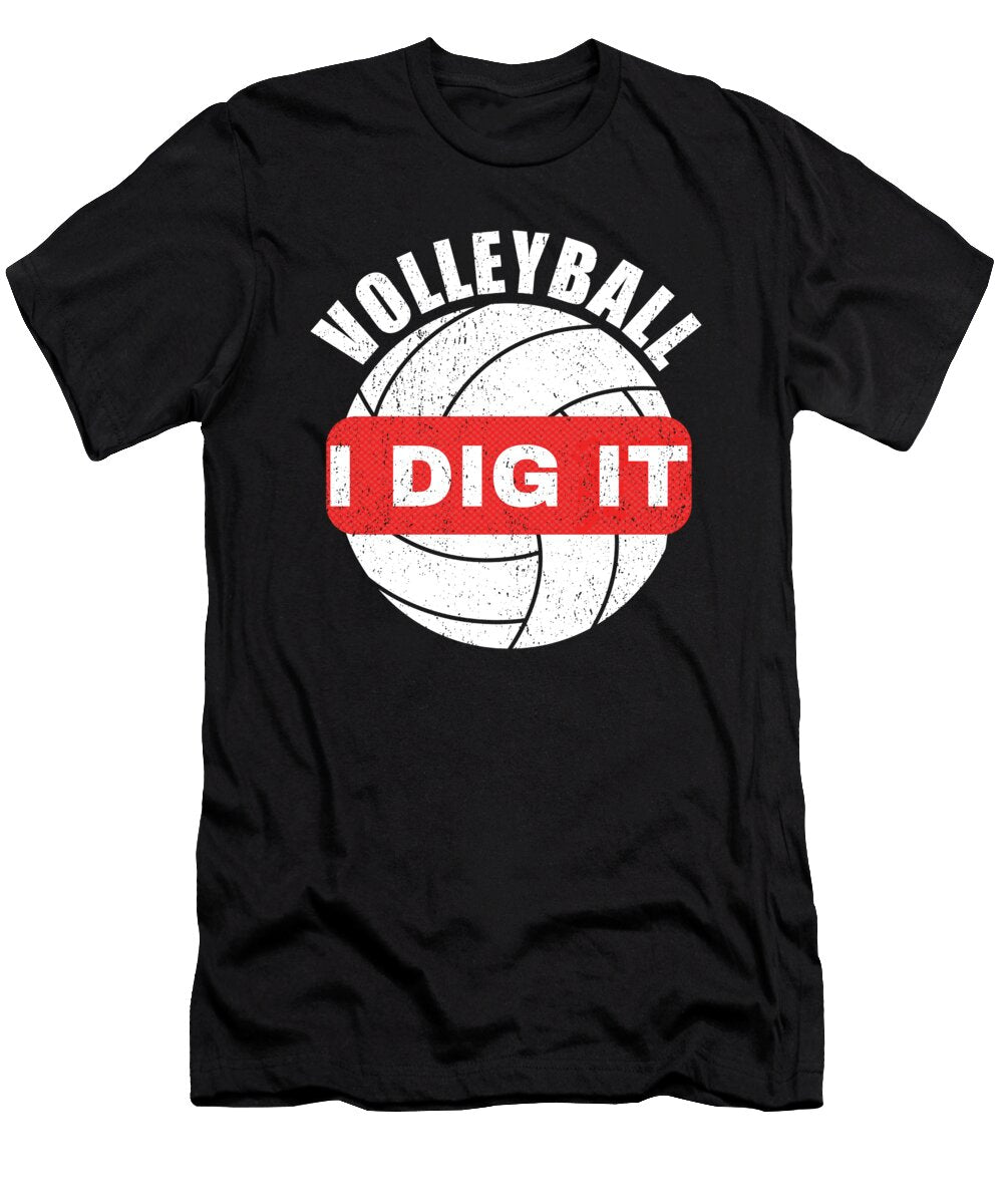 1 Volleyball I Dig It Me T-Shirt