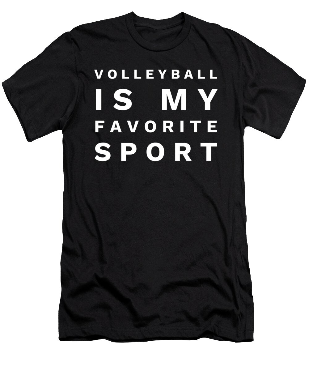 1 Volleyball Is My Favorite Sport Organicfoodempire T-Shirt