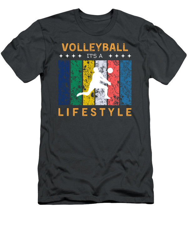 1 Volleyball Its a Lifestyle Funny Ideal for Volleyball Fans Awesome Store T-Shirt