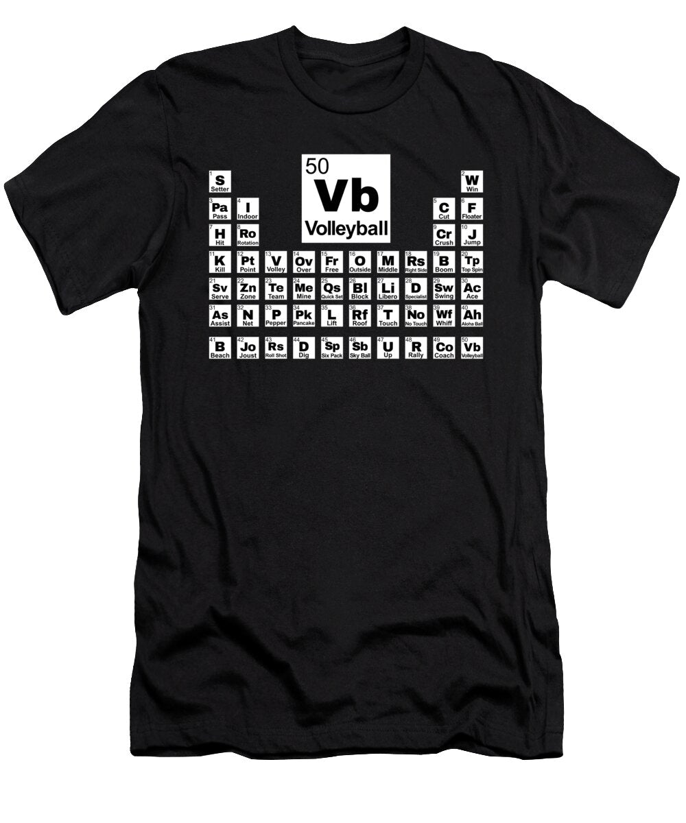 1 Volleyball Periodic Table Me T-Shirt