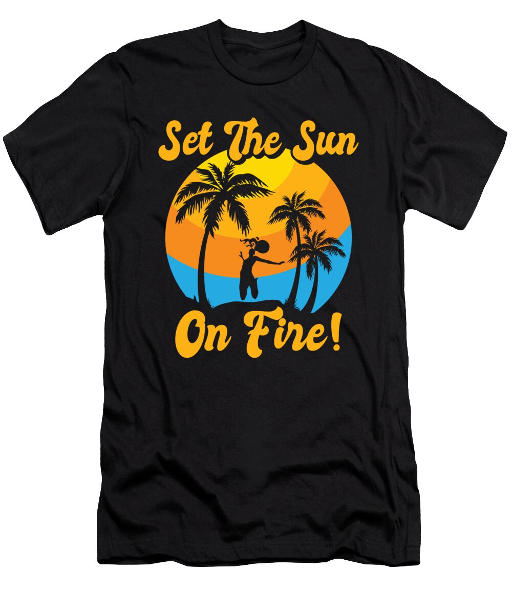 1 Volleyball Tropical Summer Sport Volleyball Players Toms Store T-Shirt