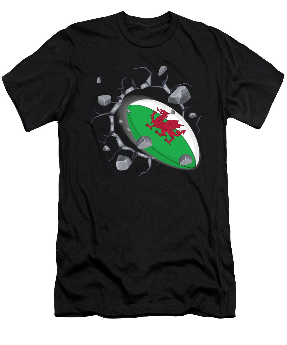 1 Wales Rugby Union Jersey 2019 Fans Kit for Welsh Supporters Players Coaches and Teams Martin Hicks T-Shirt