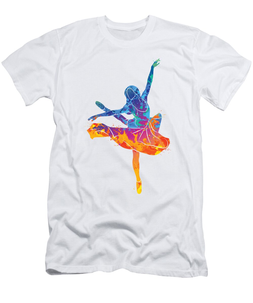 1 Watercolor Volleyball Girl Me T-Shirt