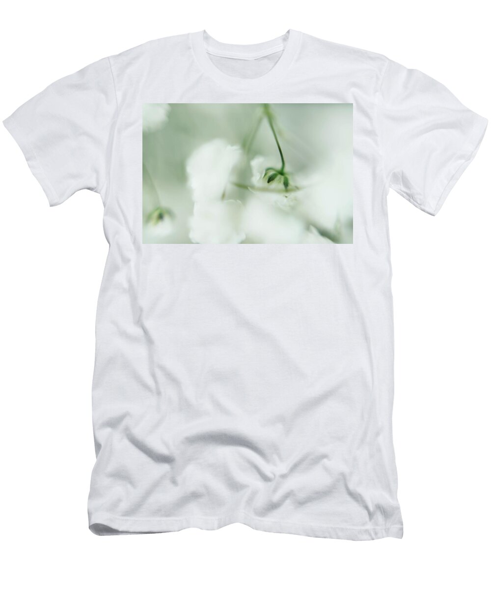 1 White Petaled Flower Julien T-Shirt