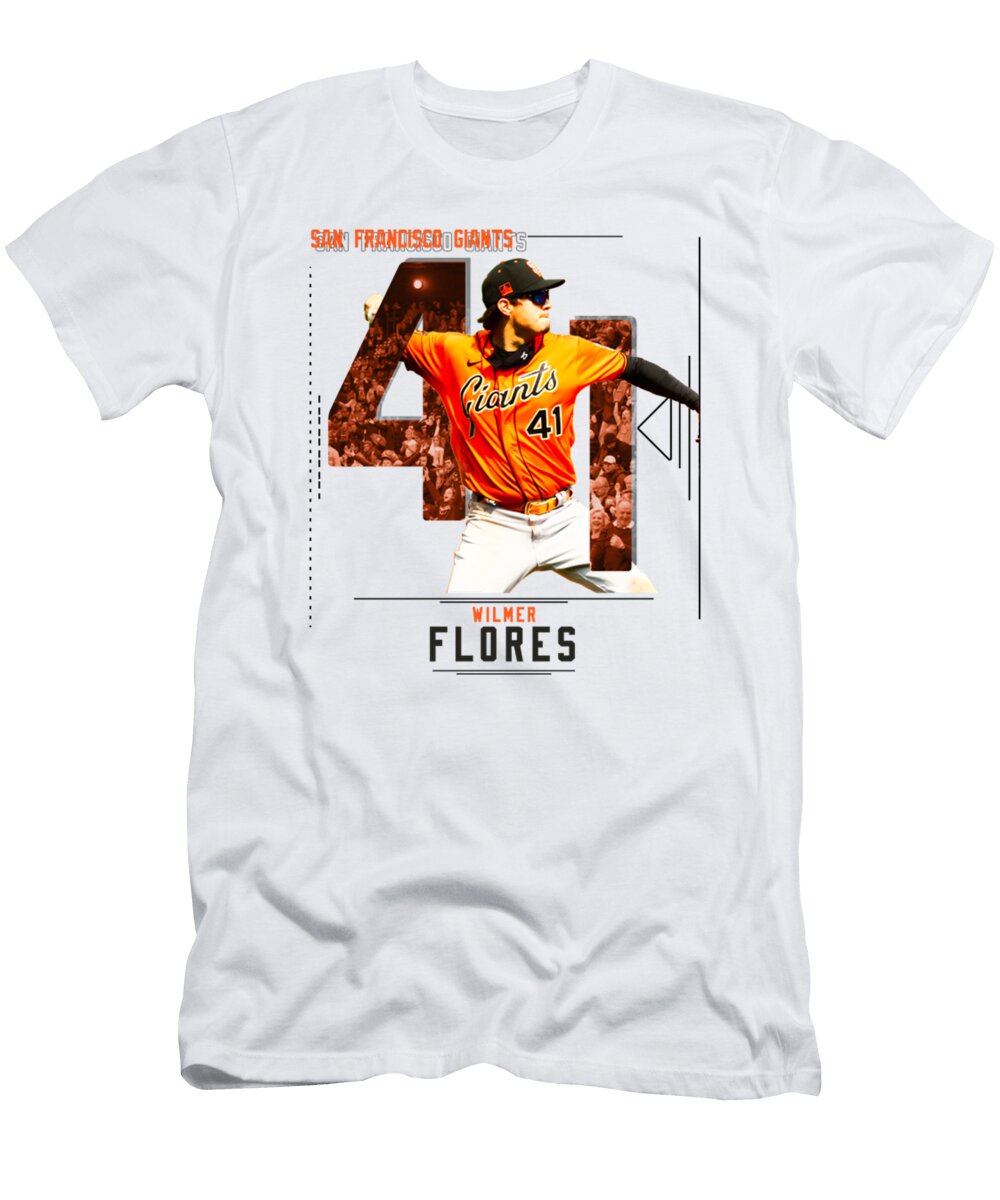 1 Wilmer Flores Baseball Kelvin Kent T-Shirt