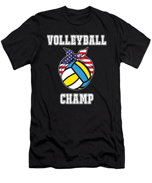 1 Womens Volleyball Champ Jersey Gift for Volleyball Champ Players Martin Hicks T-Shirt