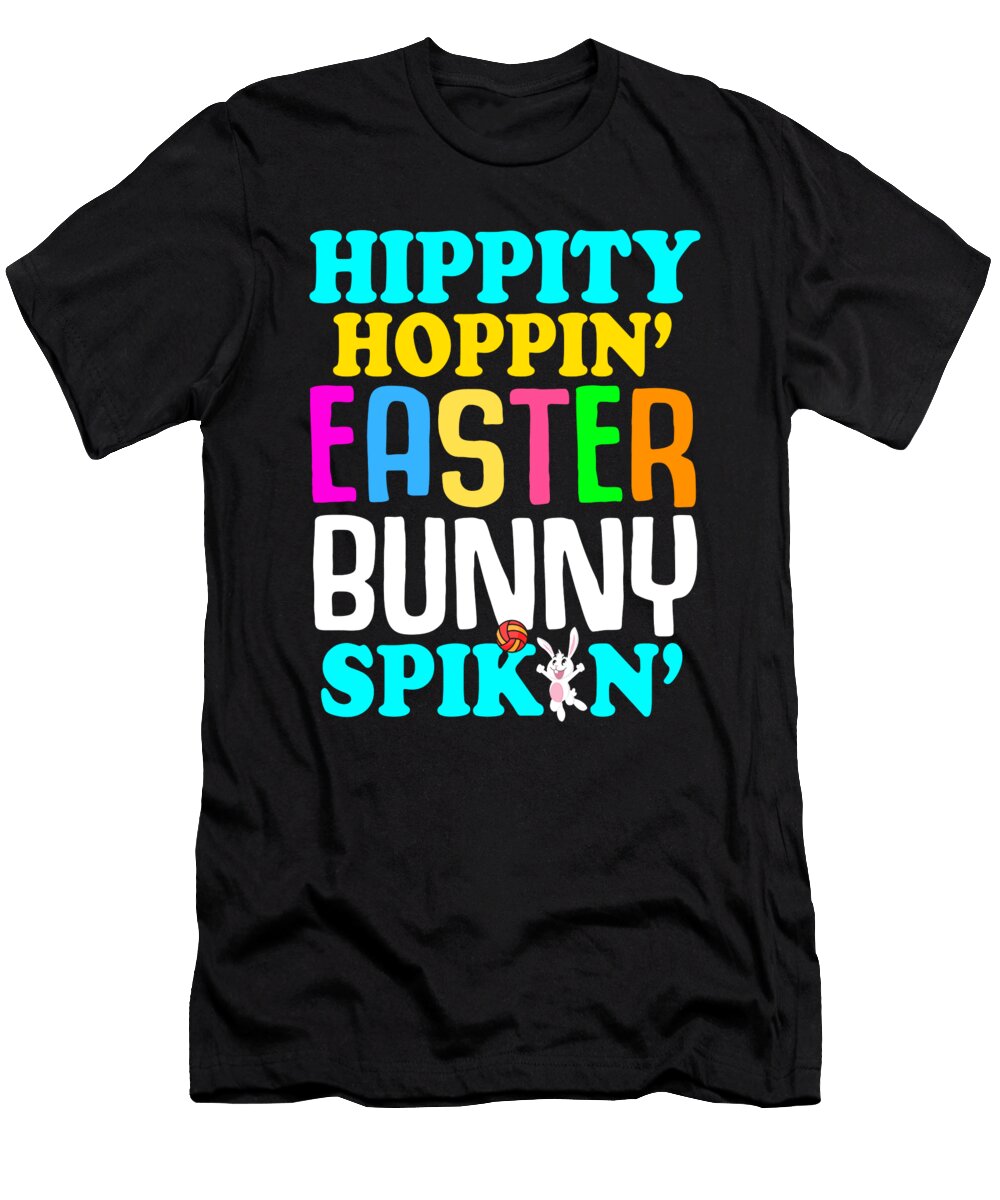 10 Easter Volleyball Bunny Holiday Rabbit Sport Toms Store T-Shirt