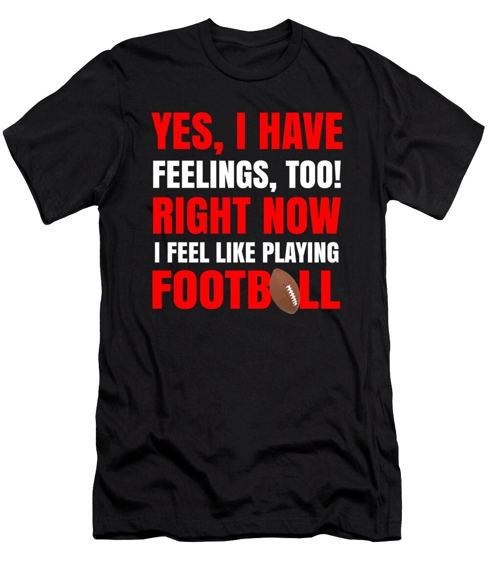 10 Funny American Football Player Gift USA Sunday Muc Designs T-Shirt