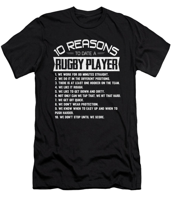 10 Reasons to Date a Rugby Player Coach Wowshirt T-Shirt