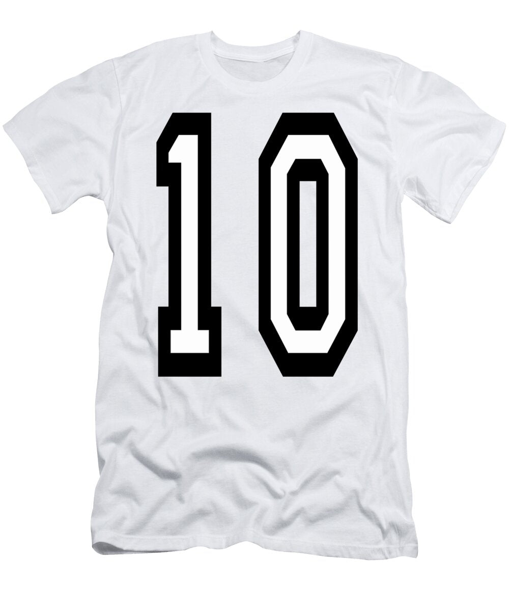 10 Team Sports Number Ten Tenth Competition Tom Hill T-Shirt