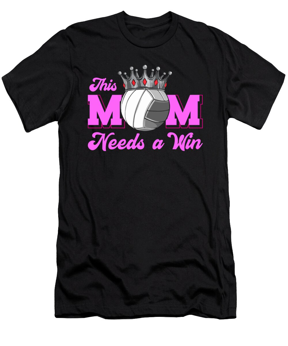 10 Volleyball Beach Vball Volleyball Mom Crazy Squirrel T-Shirt