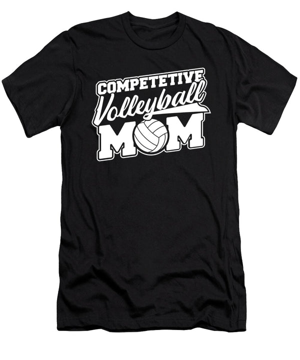 10 Volleyball Vball Beach Volleyball Mom Crazy Squirrel T-Shirt