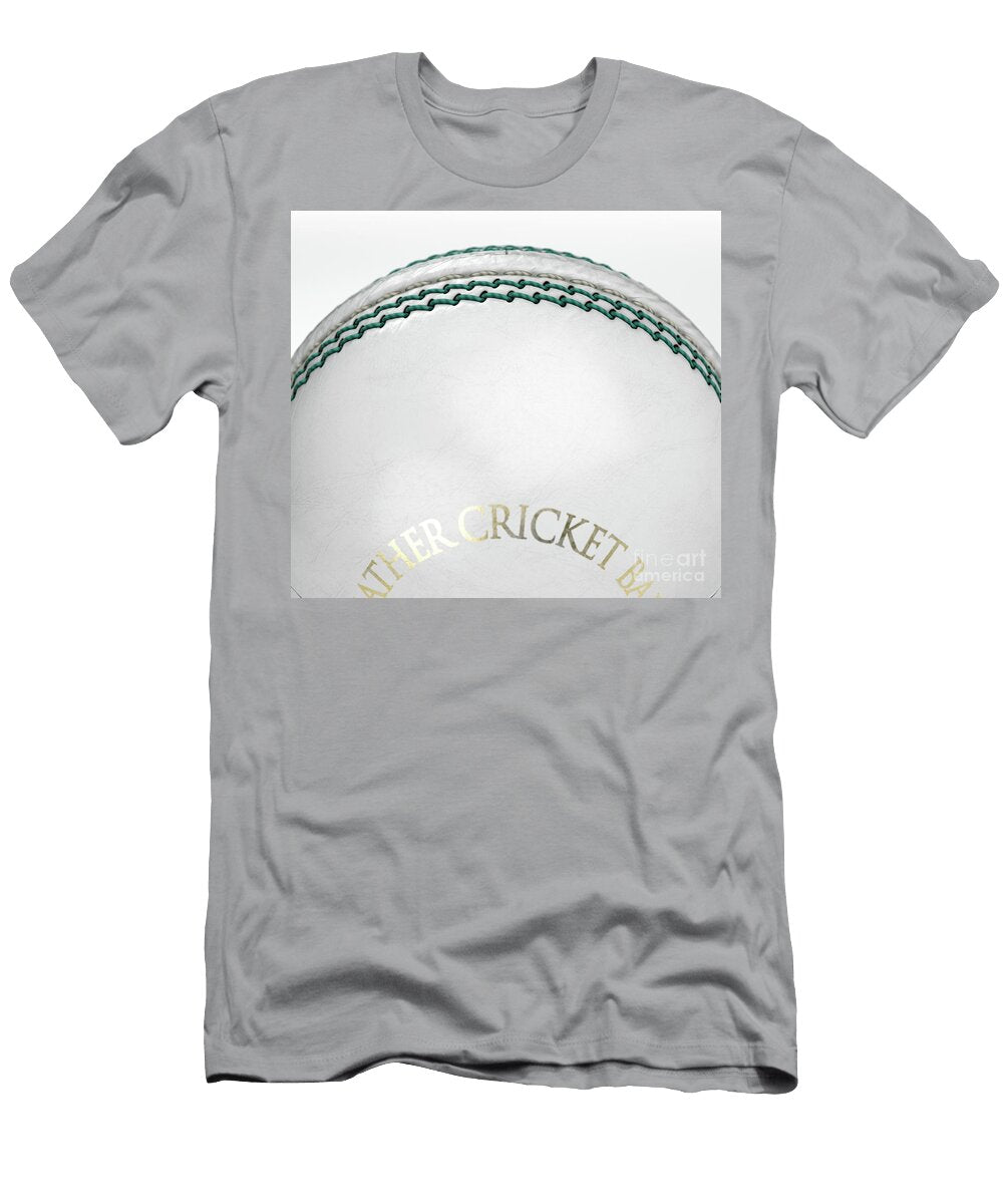 10 White Cricket Ball Allan Swart T-Shirt