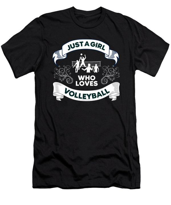 11 Just a Girl Who Loves Volleyball Organicfoodempire T-Shirt