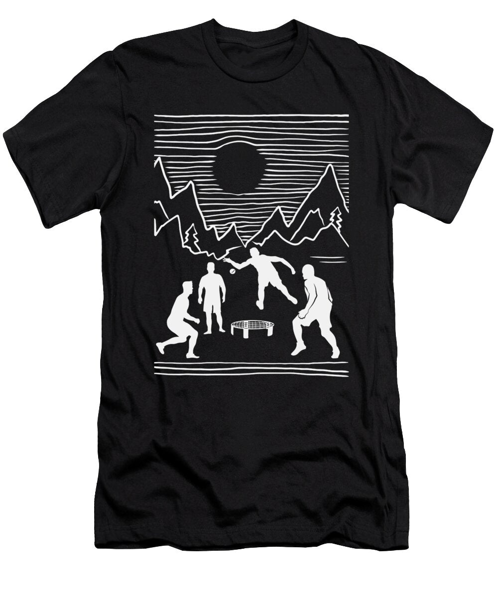 11 Roundnet Wonderful Nature Greenoptix T-Shirt
