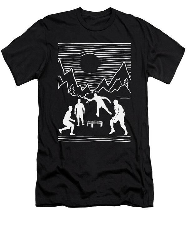 11 Roundnet Wonderful Nature Greenoptix T-Shirt
