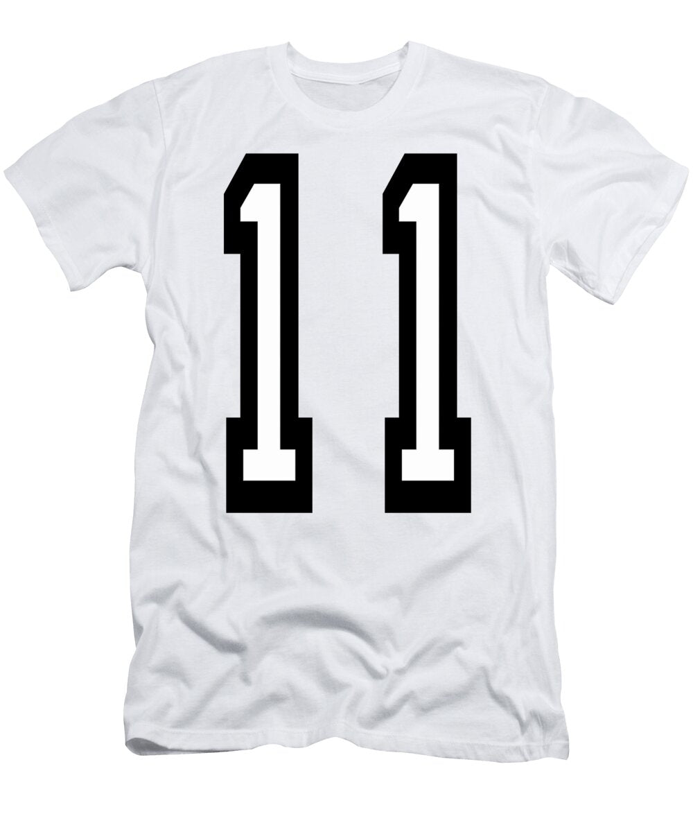 11 Team Sports Number 11 Eleven Eleventh Competition Tom Hill T-Shirt