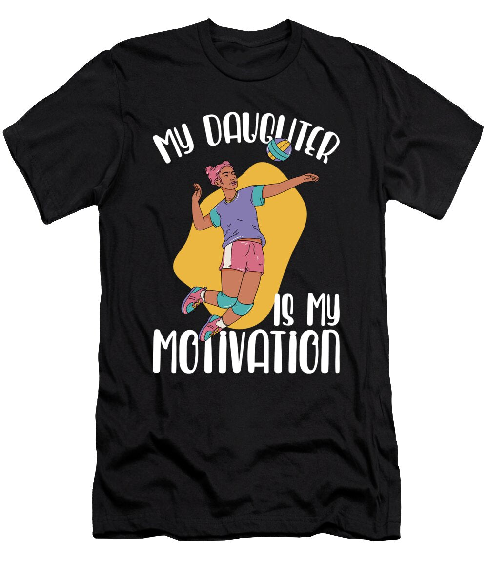 11 Volleyball Beach Vball Volleyball Mom Crazy Squirrel T-Shirt
