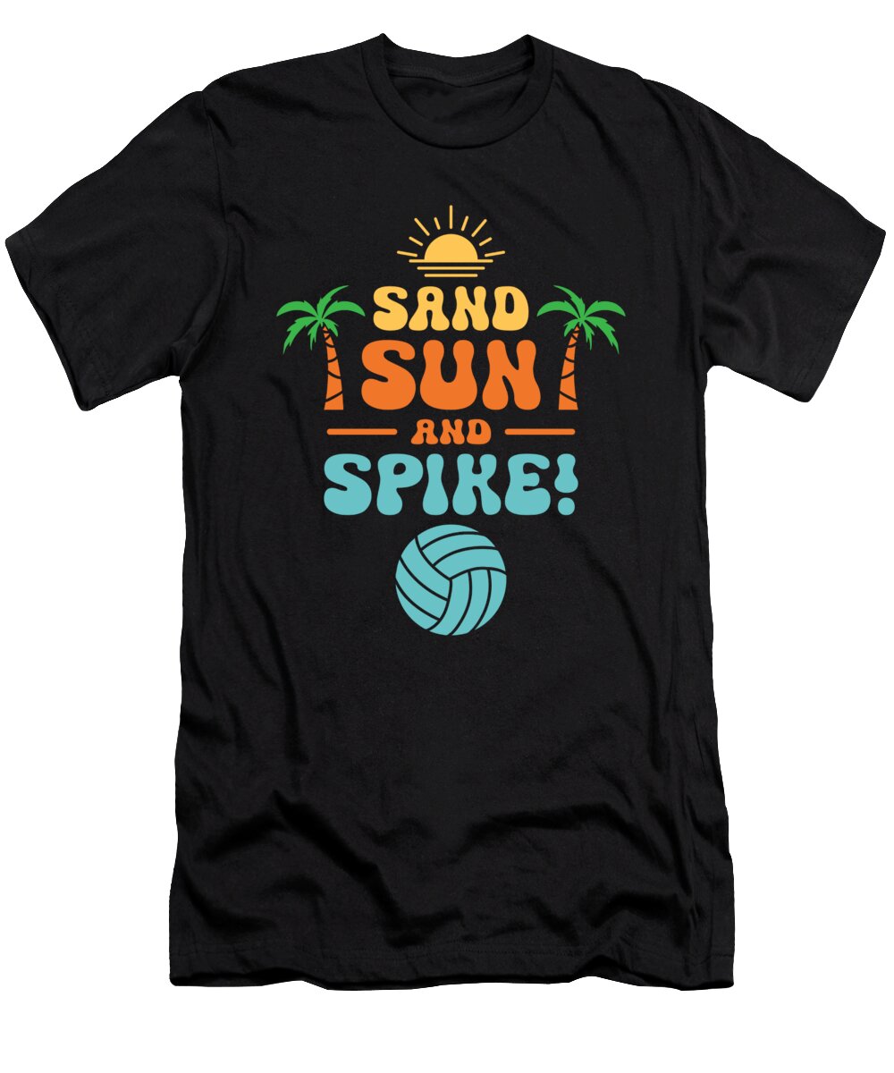 11 Volleyball Tropical Summer Sport Volleyball Players Toms Store T-Shirt