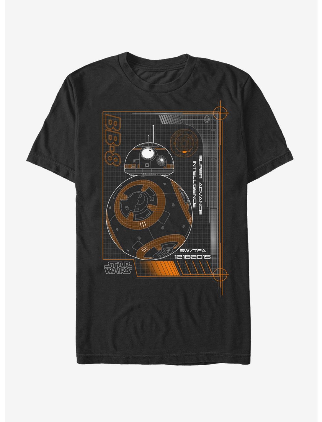 Star Wars BB-8 Schematic T-Shirt