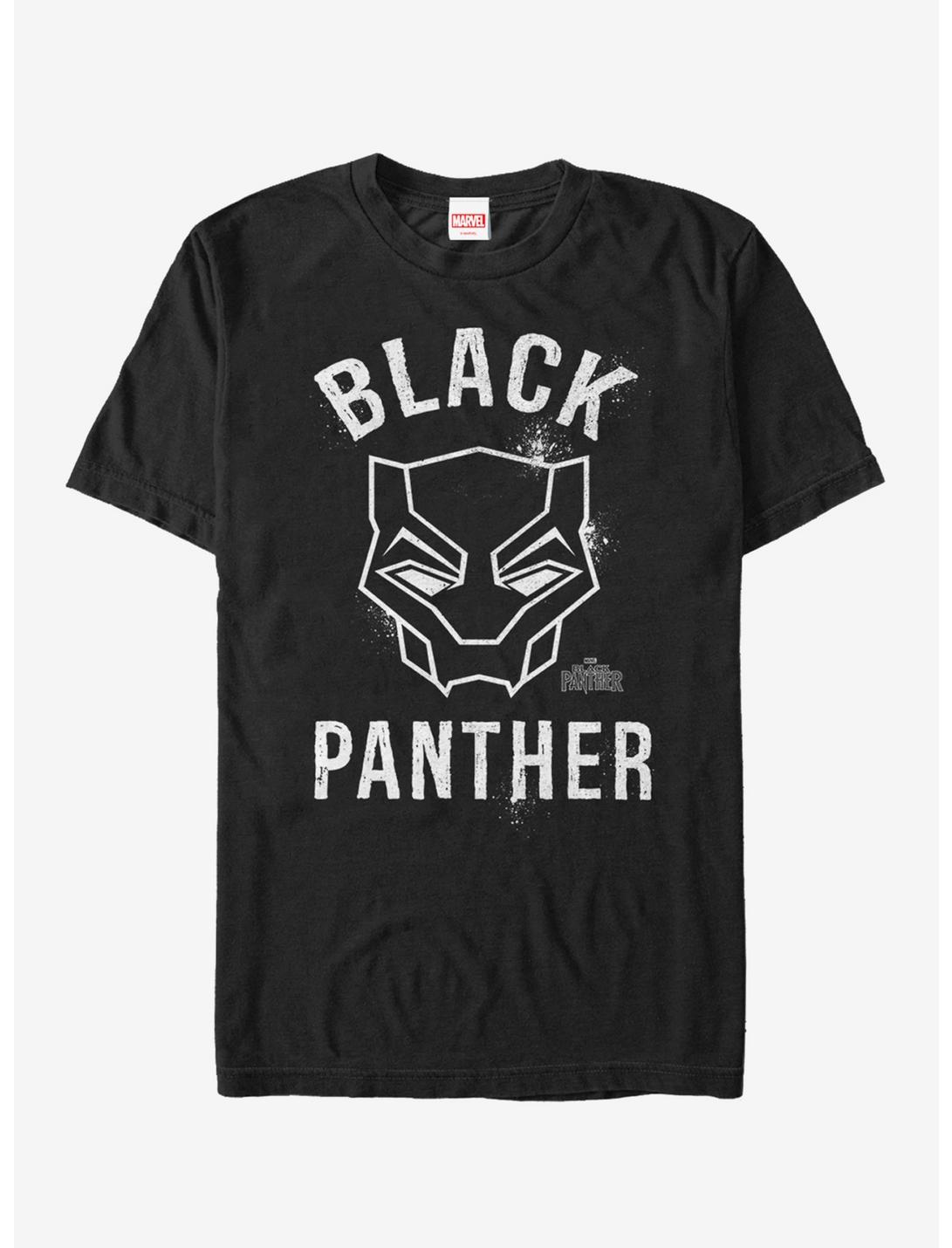 Marvel Black Panther Spray Paint Logo T-Shirt