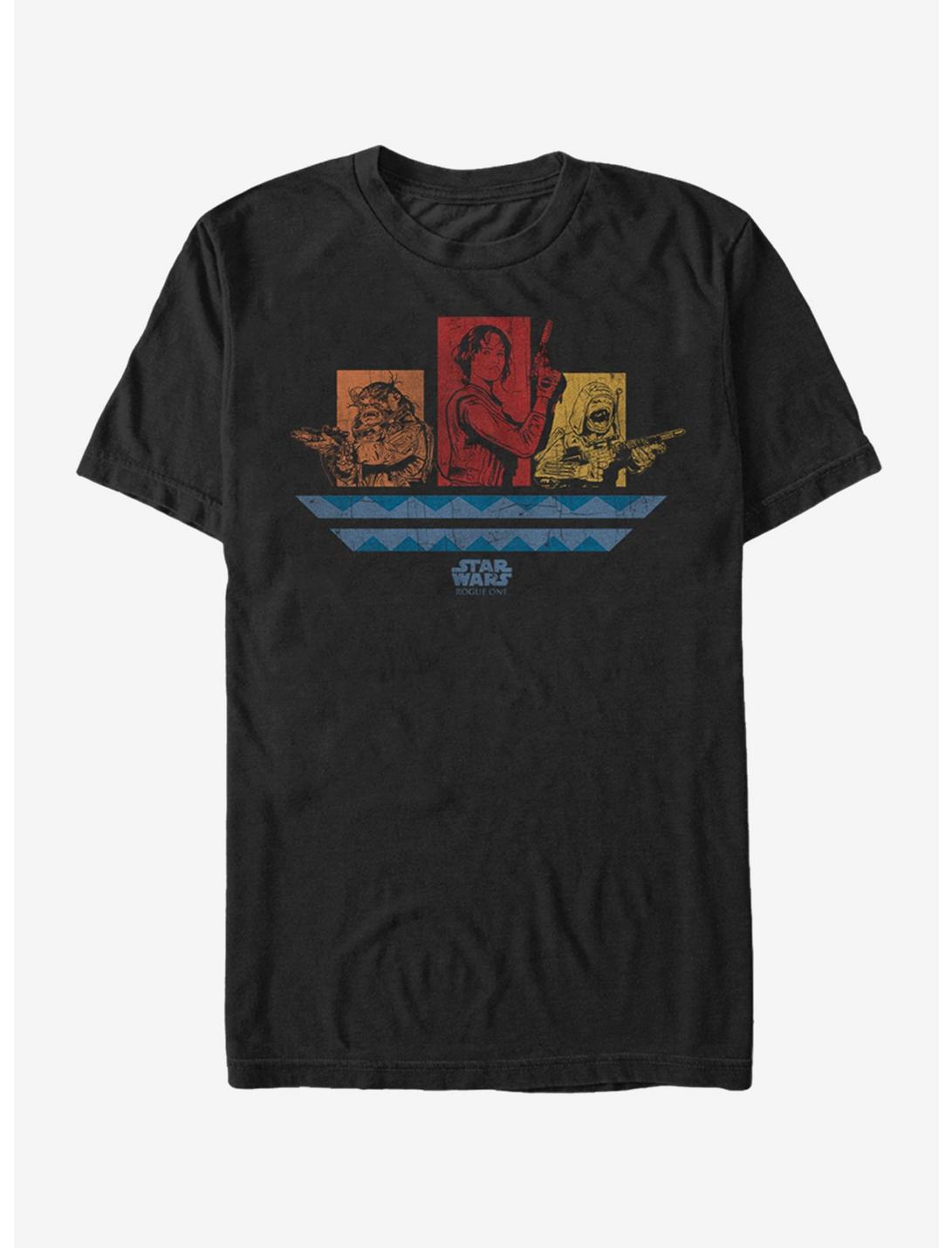 Star Wars Jyn Pao Bistan Panels T-Shirt