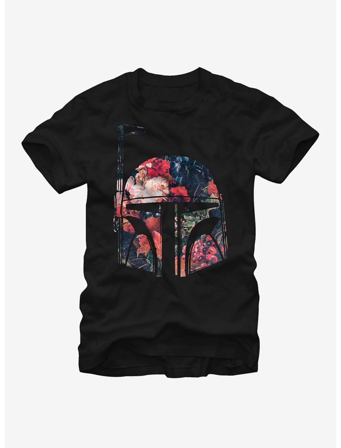 T-shirt Casque à imprimé floral Star Wars Boba Fett