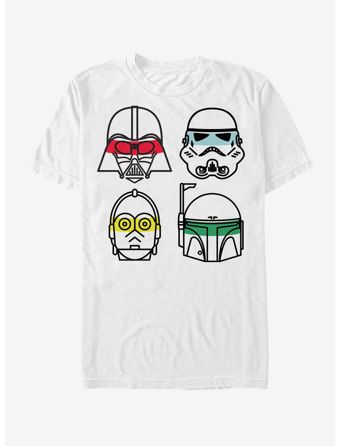 Star Wars Character Lines T-Shirt